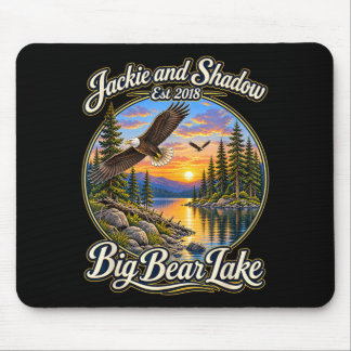 Tapis De Souris Jackie et Shadow Est 2018 Big Bear Lake