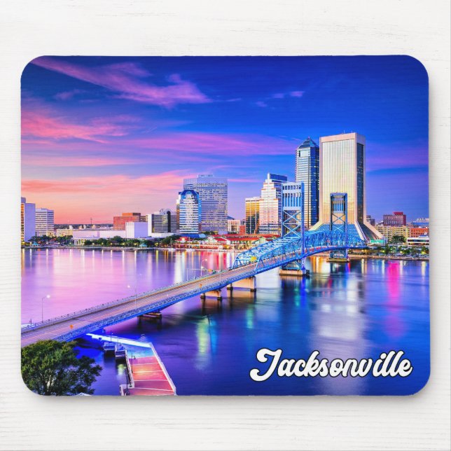 Tapis De Souris Jacksonville, Floride, États-Unis (Devant)