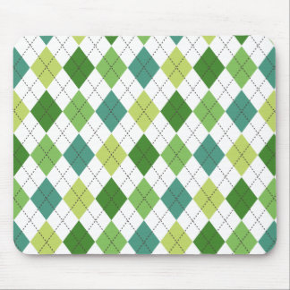Tapis De Souris Jacquard vert, Turquoise et citron vert