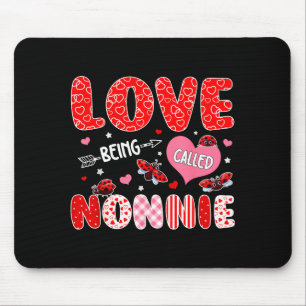 Tapis De Souris J'adore être appelée nonnie valentine fête des mèr