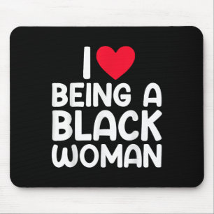 Tapis De Souris J'adore être une femme noire J'aime être une femme