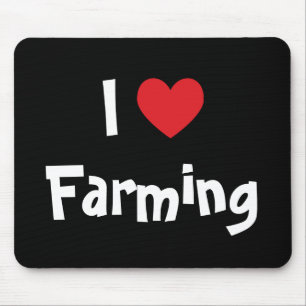 Tapis De Souris J'adore l'agriculture