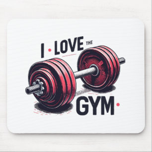 Tapis De Souris J'adore le gymnase