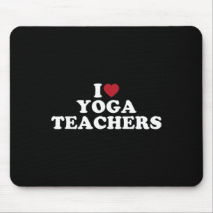 Tapis De Souris J'adore les professeurs de yoga, J'aime les profes