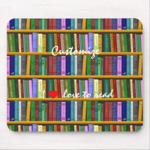 Tapis De Souris J'adore lire Livres Thunder_Cove