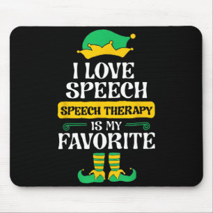 Tapis De Souris J'adore l'orthophonie L'orthophonie est ma préféré