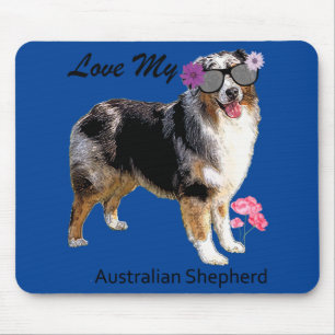 Tapis De Souris J'adore Mon Aussie