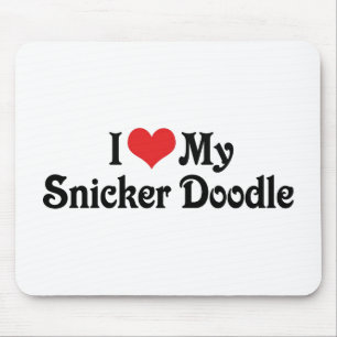 Tapis De Souris J'adore mon Snicker Doodle