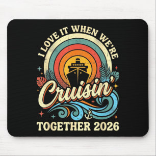 Tapis De Souris J'adore quand on fait une croisière ensemble 2026
