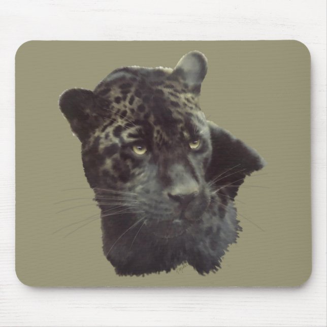 Tapis De Souris Jaguar noir (Devant)