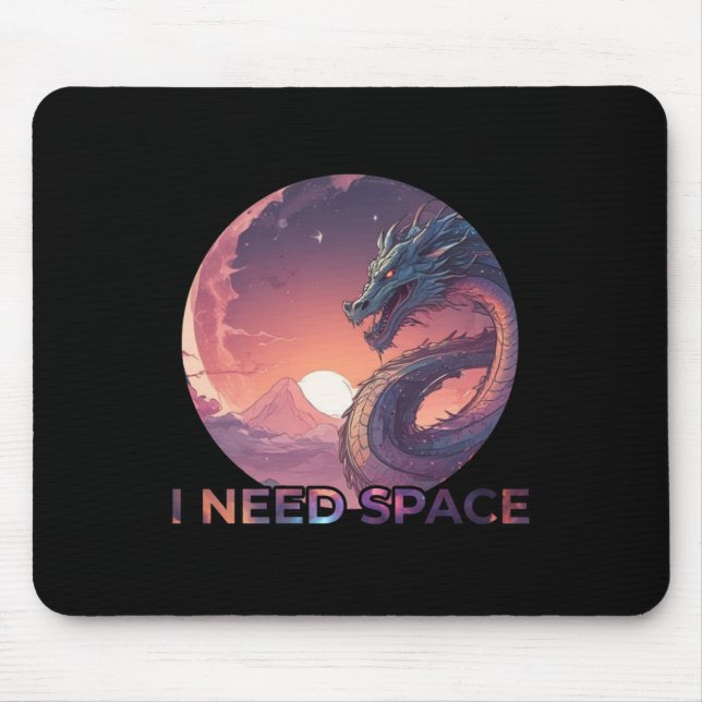 Tapis De Souris J'Ai Besoin D'Un Sticker Space (Devant)