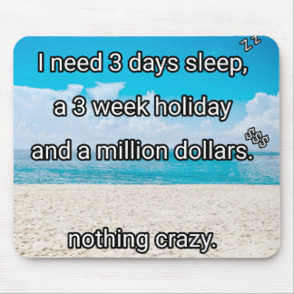 Tapis De Souris J'ai besoin d'une pause