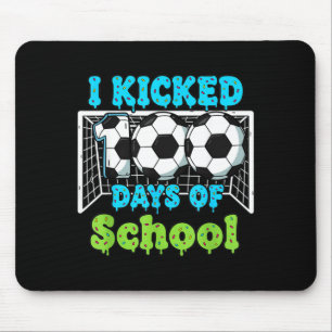 Tapis De Souris J'ai botté 100 jours de football scolaire drôle ga