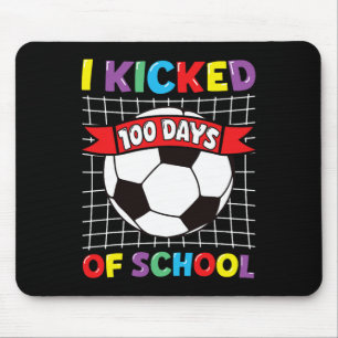 Tapis De Souris J'ai botté 100 jours de sport de football scolaire