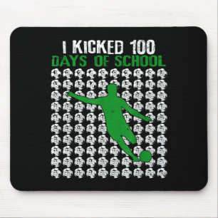Tapis De Souris J'ai botté 100 jours de sport de football scolaire