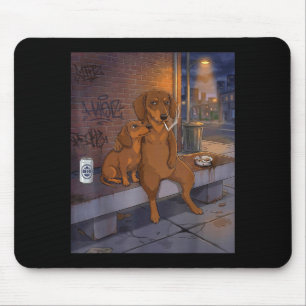 Tapis De Souris J'ai Ce Chien En Moi Drôle De Dachshund Buvant De