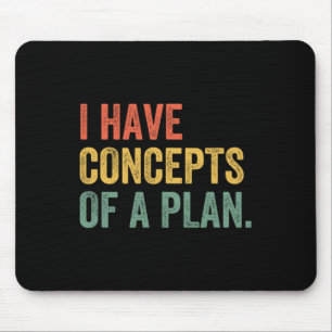 Tapis De Souris J'ai des concepts de plan Trump Kamala Harris Élec