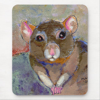 Tapis De Souris J'ai des questions - art sensible de peinture de