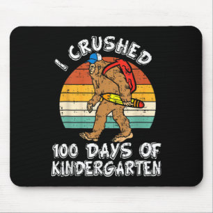 Tapis De Souris J'Ai Écrasé 100 Jours De Maternelle Bigfoot 100ème
