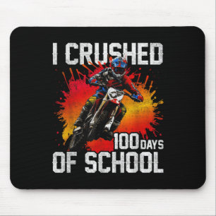 Tapis De Souris J'Ai Écrasé 100 Jours De Vélo Scolaire Pour Les Ga
