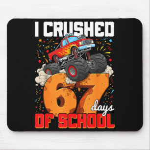 Tapis De Souris J'ai écrasé 67 jours d'école Gen Alpha Argot Mème 