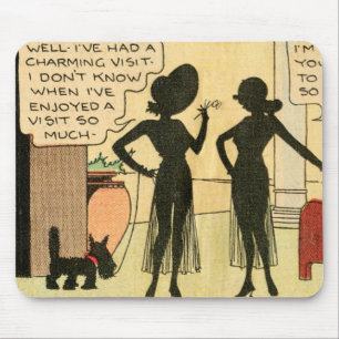 Tapis De Souris "J'ai eu une visite de charme" Mousepad