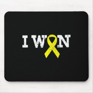Tapis De Souris J'AI GAGNÉ Gold Ribbon Kid Support Cancer de l'enf