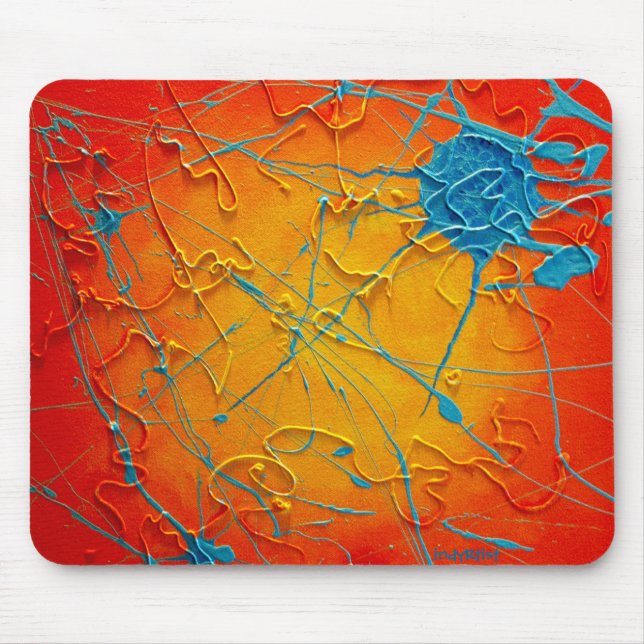 Tapis De Souris J'ai jeté le bleu (Devant)