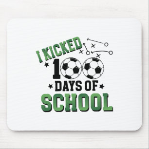 Tapis De Souris J'Ai Joué 100 Jours De Football Scolaire 100E Jour
