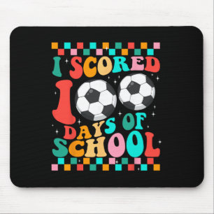 Tapis De Souris J'ai marqué 100 jours de foot scolaire Enfants Étu