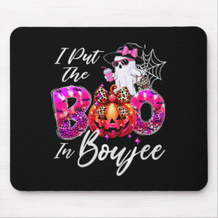 Tapis De Souris J'ai mis le Boo dans Boujee Cute Leopard Boujie Fa