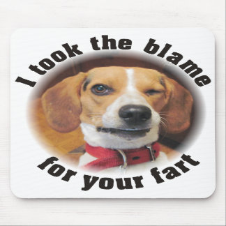 Tapis De Souris J'ai pris le blâme pour votre chien Mousepad de