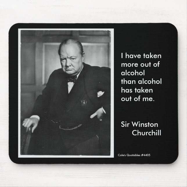 Tapis De Souris J'ai pris plus hors de l'alcool… (Devant)