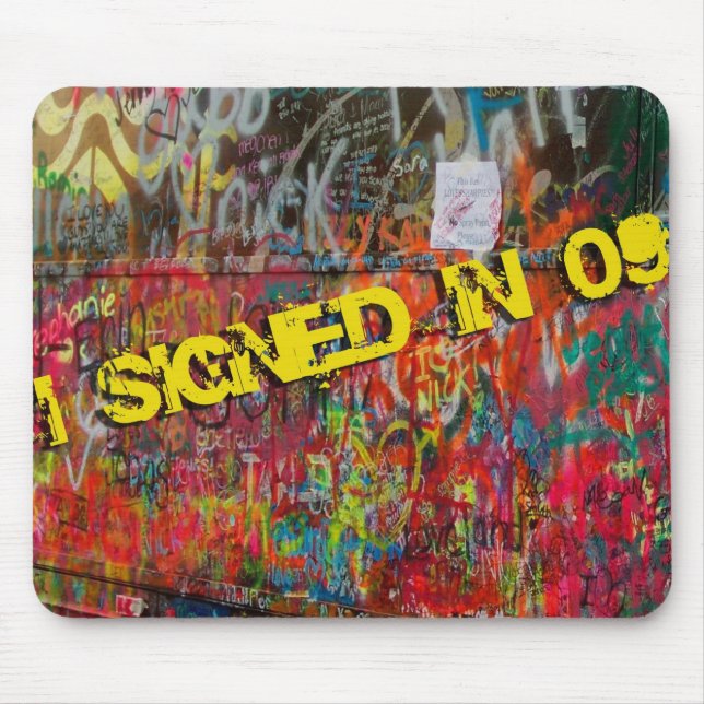 Tapis De Souris J'ai signé dans 09 (Devant)