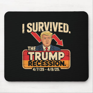 Tapis De Souris J'Ai Survécu À La Récession De Trump 90 Jours