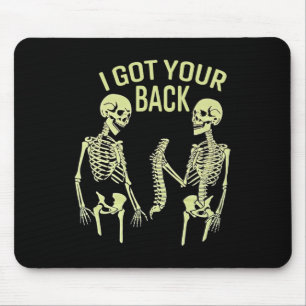 Tapis De Souris J'Ai Ton Ck Halloween Skeleton Skull Sarcastique