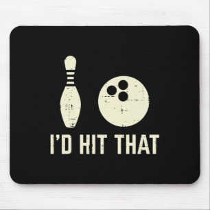 Tapis De Souris J'Ai Touché Ce Joueur De Bowling Drôle Dire Bowler