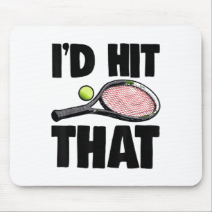Tapis De Souris J'Ai Touché Que Tennis Ball Tee - shirt Tennis Jou