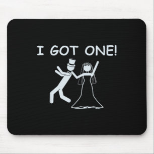 Tapis De Souris J'ai Une Mariée De Mariage Drôle De Fête De Bachel