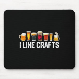 Tapis De Souris J'Aime Artisanat Bière Artisanale Microbrasse Hops