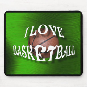 TAPIS DE SOURIS J'AIME BASKETBALL-MOUSEPAD