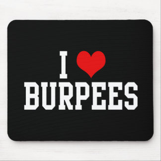 Tapis De Souris J'aime Burpees, forme physique