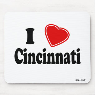 Tapis De Souris J'aime Cincinnati