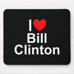 Tapis De Souris J'aime (coeur) Bill Clinton