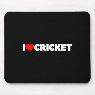 Tapis De Souris J'aime (cœur) Cricket 