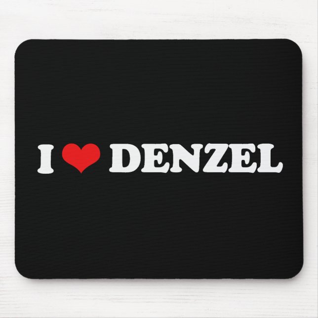TAPIS DE SOURIS J'AIME DENZEL (Devant)