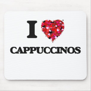 Tapis De Souris J'aime des cappuccinos