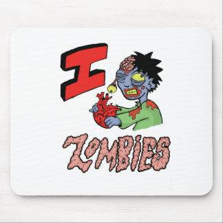 Tapis De Souris J'AIME DES ZOMBIS finis 3