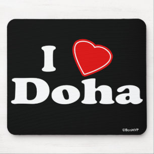 Tapis De Souris J'aime Doha