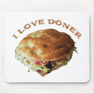 Tapis De Souris J'aime Döner